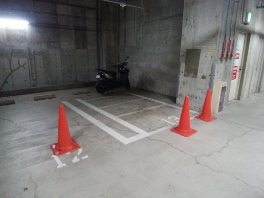 バイク専用駐輪場は2ヶ所