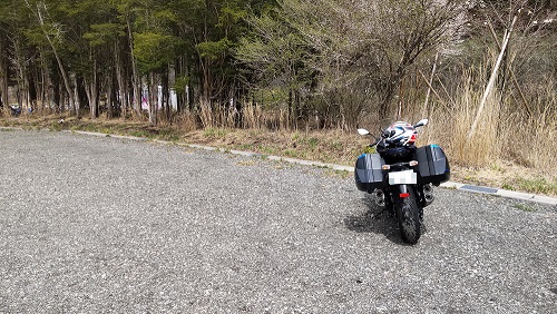 富士芝桜まつり 二輪車専用駐車場は無いようです