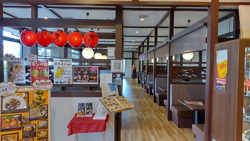 成田空港温泉 空の湯 1階食事処入り口