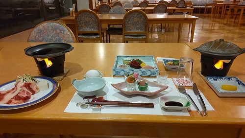 堂ヶ島温泉ホテル 夕食 最初