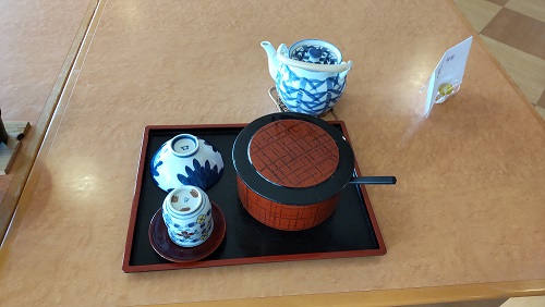 堂ヶ島温泉ホテル 朝食 お茶とご飯