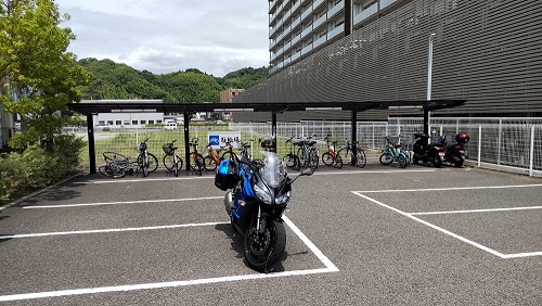 柚木の郷 駐輪場(バイク駐車スペース)