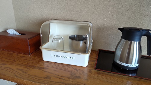 亀の井ホテル 焼津 客室冷水ポット