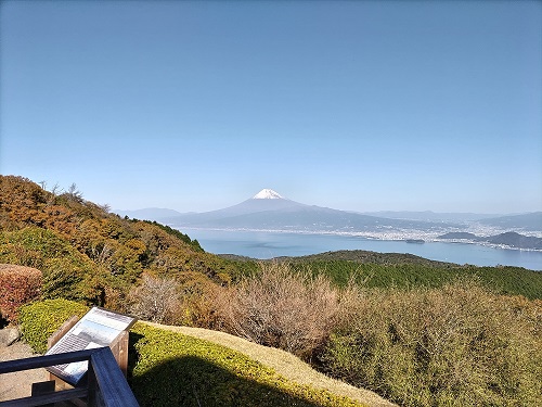 だるま山高原展望台からの富士山