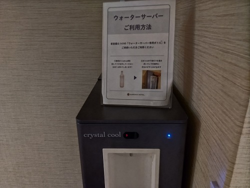 亀の井ホテル 九十九里 ウオーターサーバー