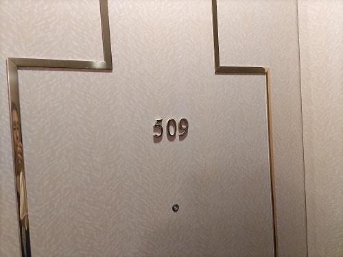 客室は5階の509号室